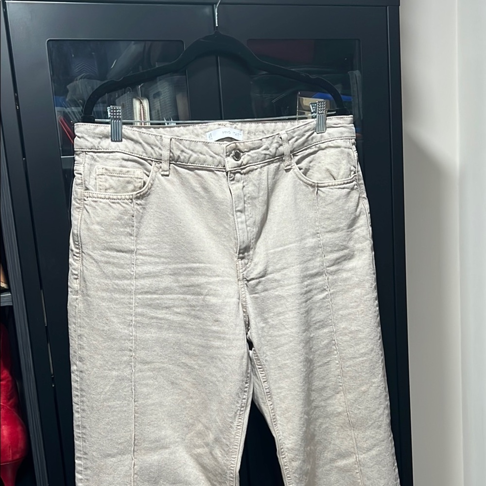 Mango Stylish Beige Jeans
